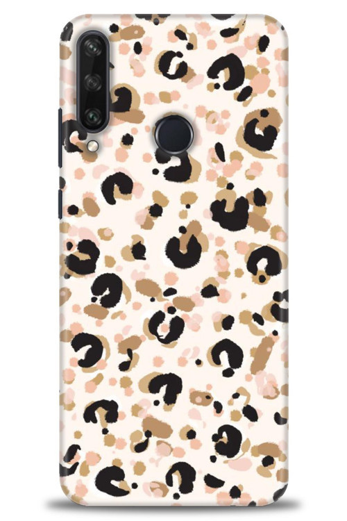 Huawei Y6P Kılıf HD Baskılı Kılıf - Leopar