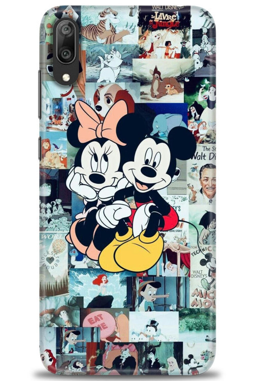 Huawei Y7 Prime 2019 Kılıf HD Baskılı Kılıf - Cartoons