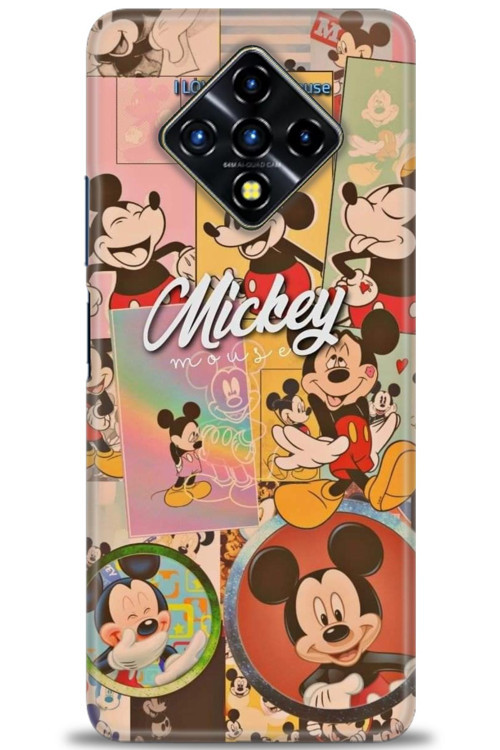 İnfinix Zero 8 Kılıf HD Baskılı Kılıf - I Love Mickey