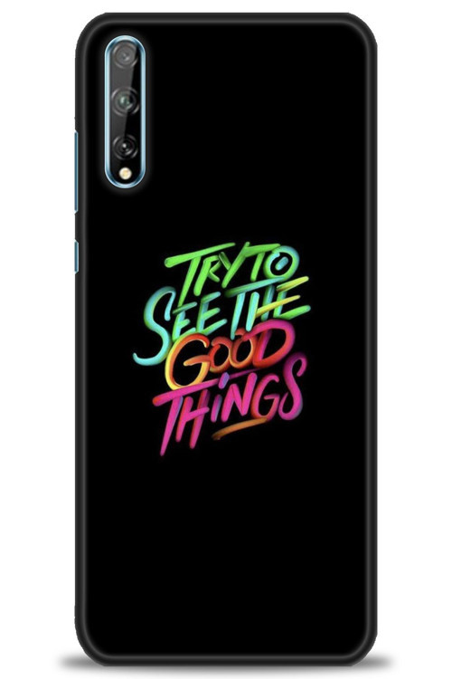 Huawei Y8P Kılıf HD Baskılı Kılıf - Good Things