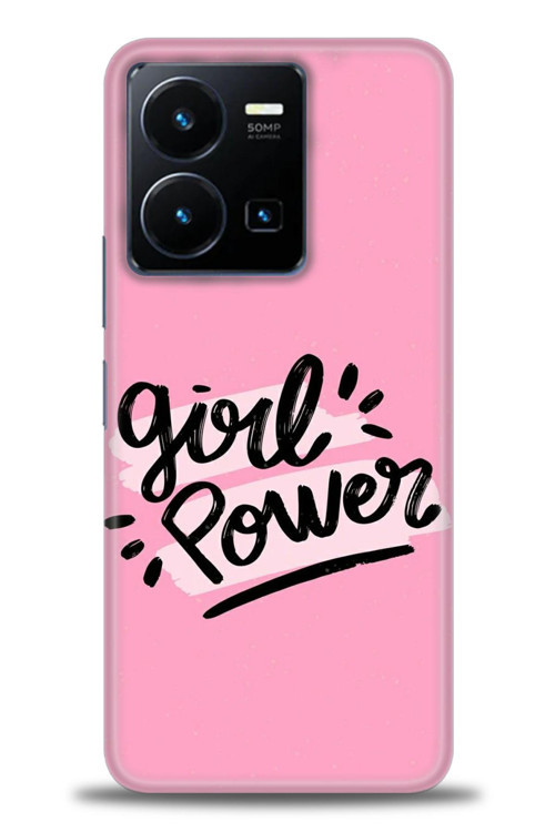 Vivo Y35 Kılıf HD Baskılı Kılıf - Girll Power