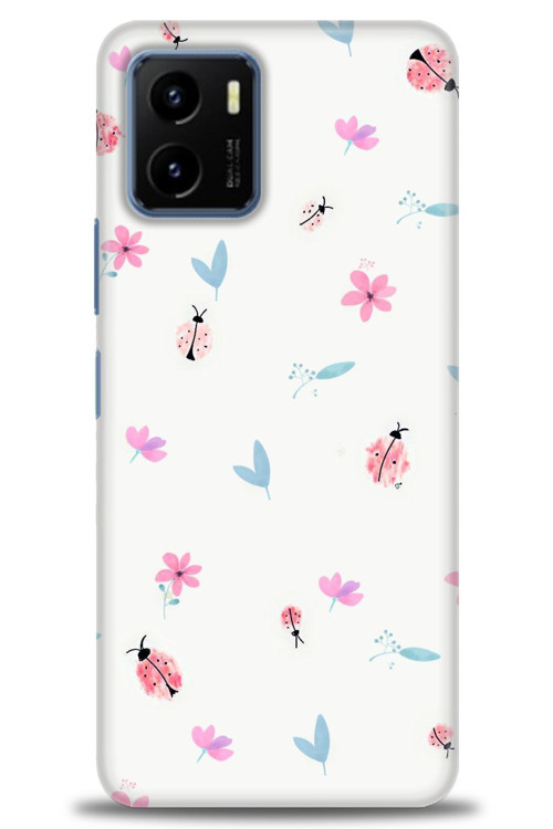 Vivo Y32 Kılıf HD Baskılı Kılıf - Uğur Böcekleri