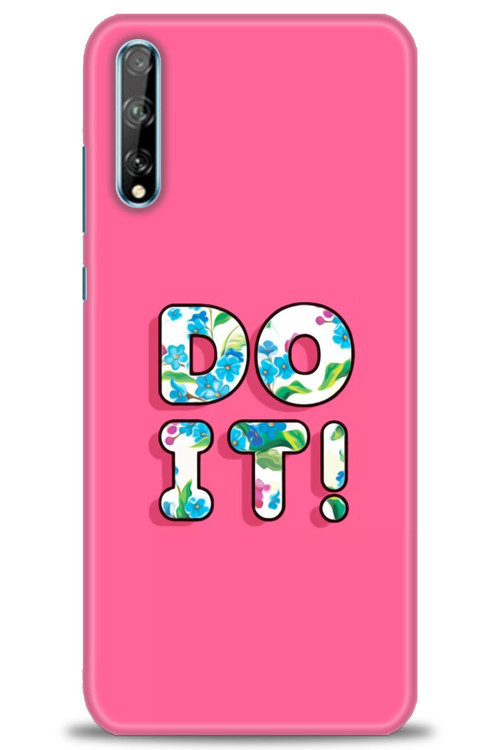Huawei Y8P Kılıf HD Baskılı Kılıf - Do It