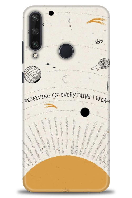 Huawei Y6P Kılıf HD Baskılı Kılıf - Evren