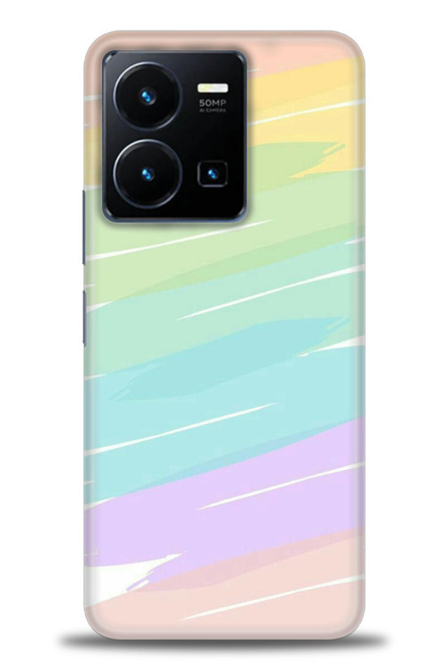 Vivo Y35 Kılıf HD Baskılı Kılıf - Renk Paleti