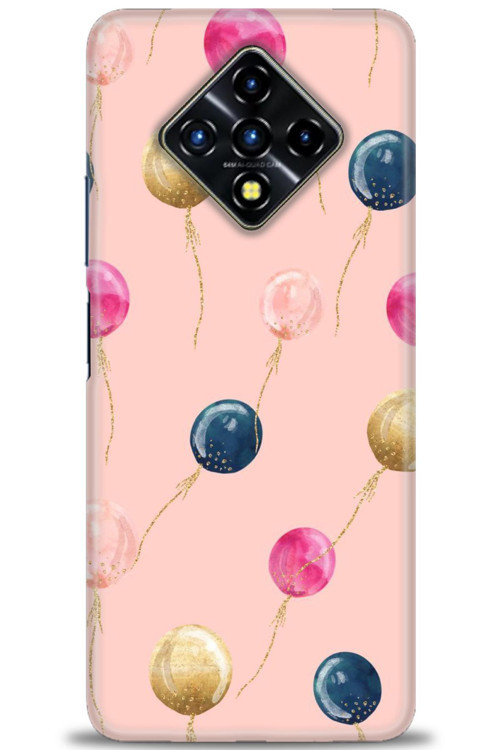 İnfinix Zero 8 Kılıf HD Baskılı Kılıf - Uçan Balonlar