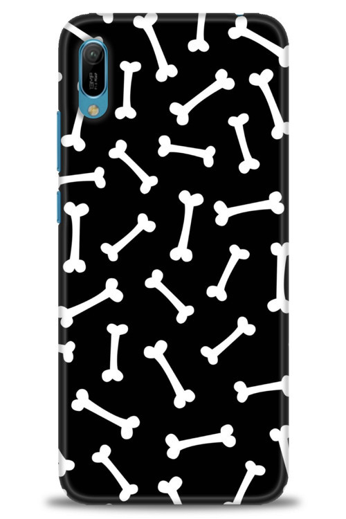 Huawei Y6 2019 Kılıf HD Baskılı Kılıf - Kemikler