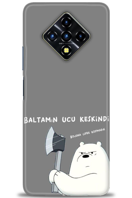 İnfinix Zero 8 Kılıf HD Baskılı Kılıf - Baltamın Ucu Keskindir