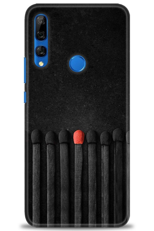Huawei Y9 Prime 2019 Kılıf HD Baskılı Kılıf - Kibrit Çöpleri