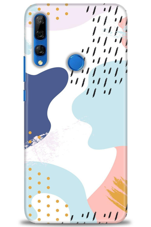 Huawei Y9 Prime 2019 Kılıf HD Baskılı Kılıf - Renkler Renkler