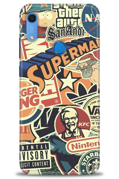 Huawei Y6S Kılıf HD Baskılı Kılıf - Superman