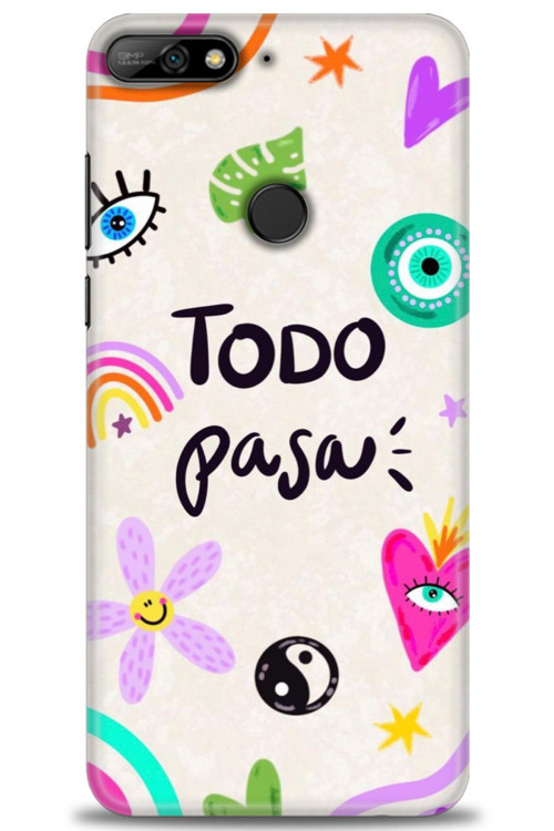 Huawei Y7 2018 Kılıf HD Baskılı Kılıf - ToDo Pasa