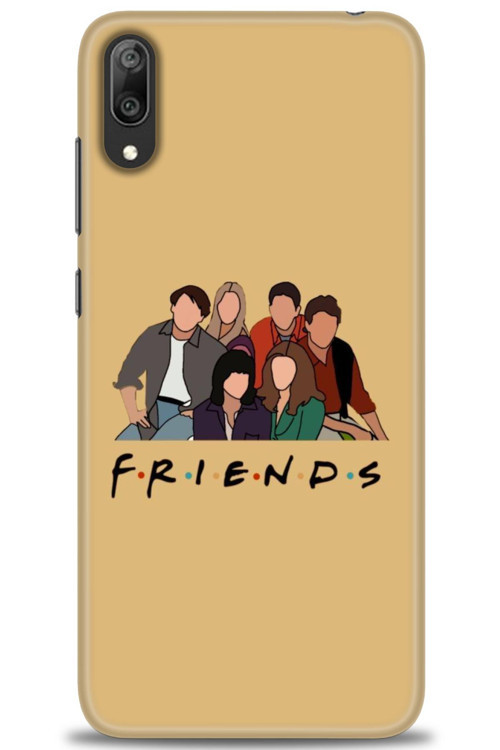 Huawei Y7 Prime 2019 Kılıf HD Baskılı Kılıf - Friends