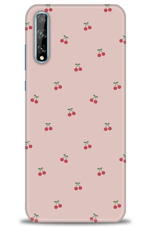 Huawei Y8P Kılıf HD Baskılı Kılıf - Kirazlar