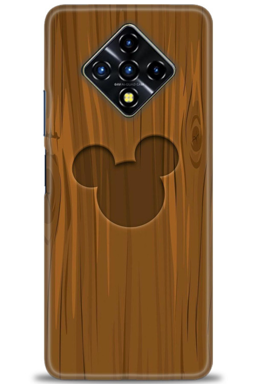 İnfinix Zero 8 Kılıf HD Baskılı Kılıf - Ahşap Mickey
