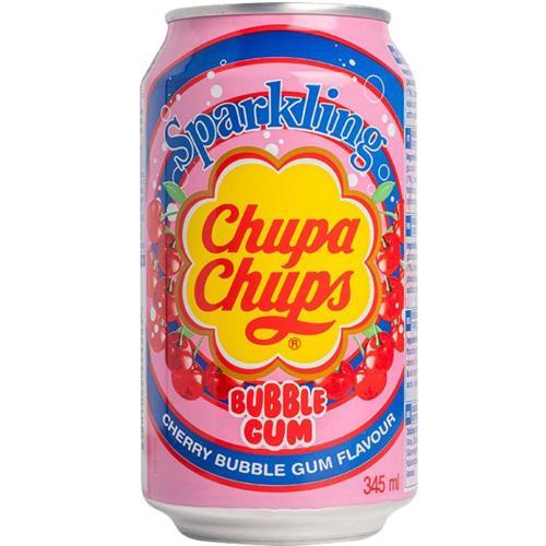 Sparkling Cherry Bubble Gum Flavour - Kiraz ve Sakız Aromalı Gazlı İçecek 345 Ml