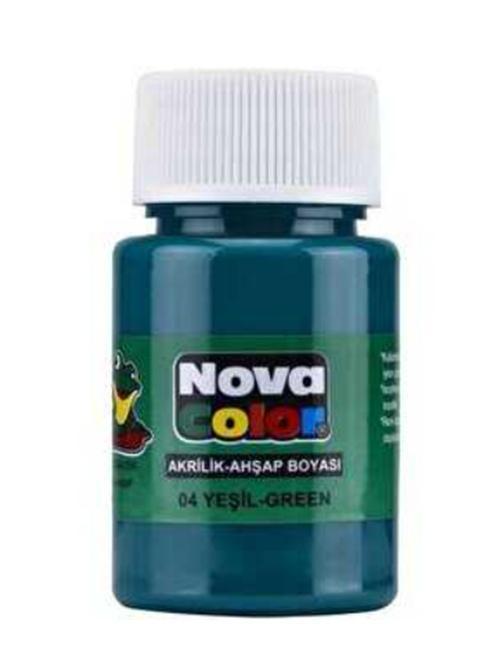 Akrilik Boya 30 Ml Yeşil - 4 adet