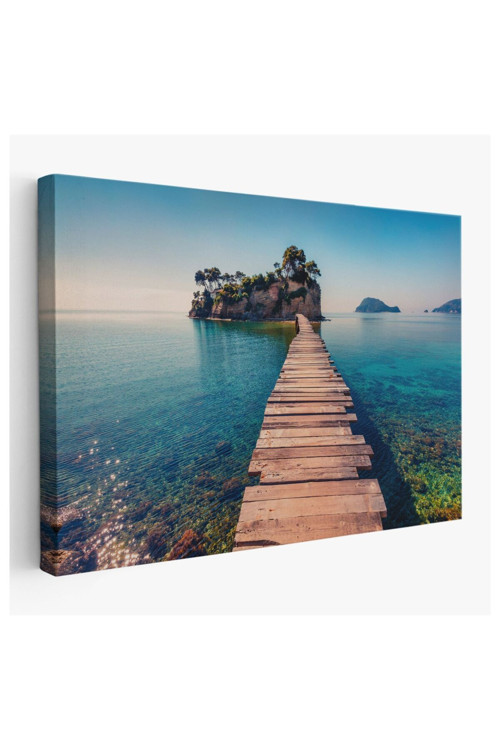 Kanvas, Duvar Tablosu, Dekoratif, Yunanistan Zakinthos Adası 3584 Egknv