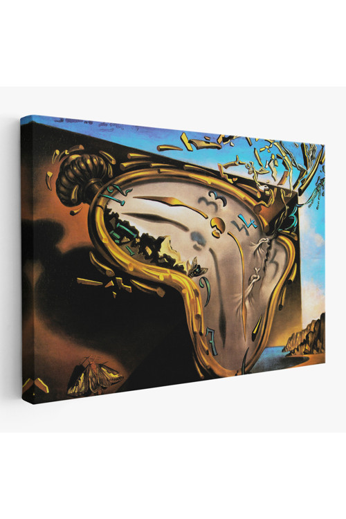 Salvador Dali'Nin Eriyen Saat Belleğin Azmi Tablosu-6599