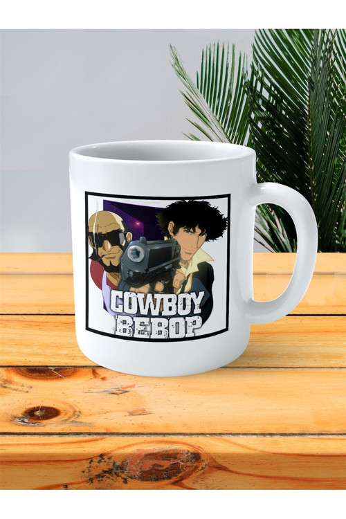 Art hedi̇ye Cowboy Bebop baskılı bardak selfie
