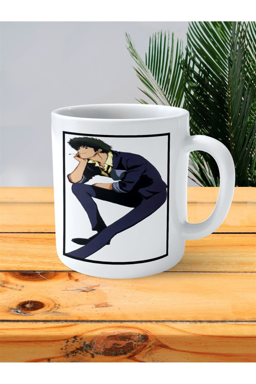 Art hedi̇ye Cowboy Bebop baskılı bardak poz