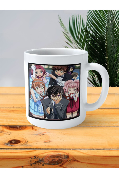 Art hedi̇ye Code Geass Lelouch of the Rebellion Baskılı kupa bardak model 11