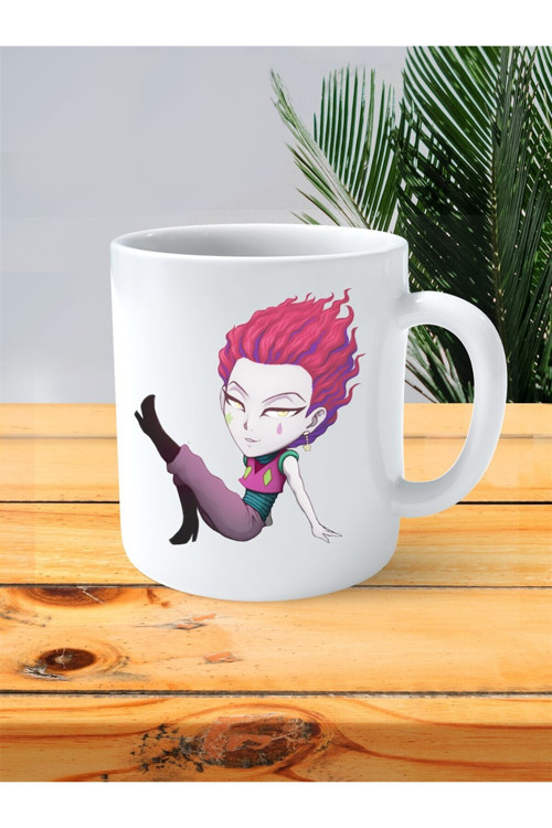 Art hedi̇ye hunter x hunter baskılı bardak Hisoka