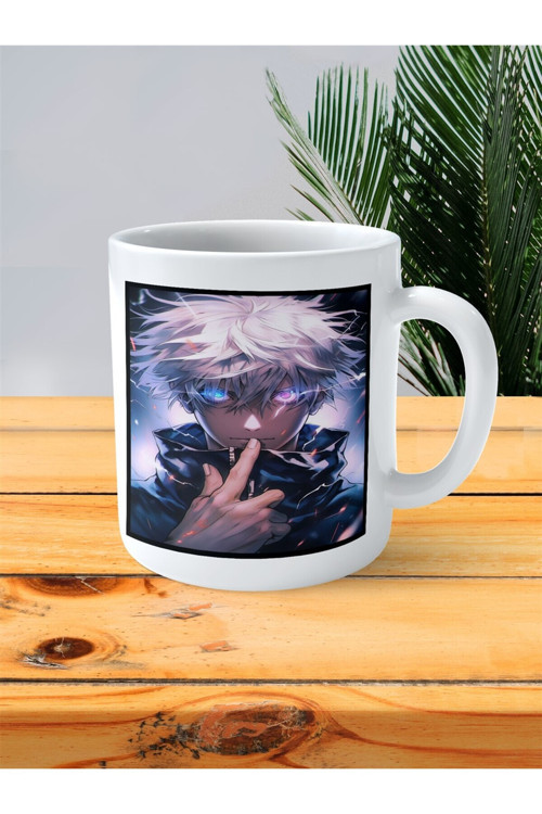 Art hedi̇ye Jujutsu Kaisen Baskılı kupa bardak model 12