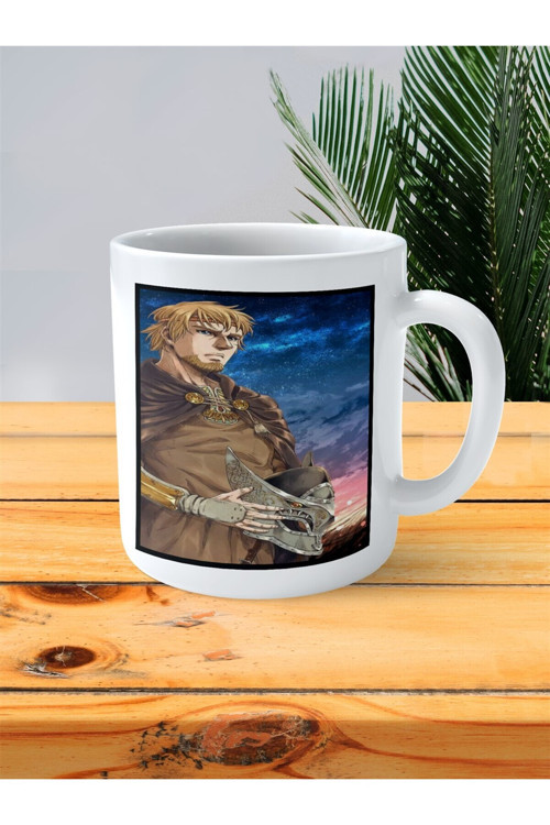 Art hedi̇ye Vinland Saga Baskılı kupa bardak model 10