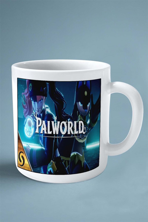 Art hedi̇ye palworld Oyun Baskılı Kupa Bardak Çift taraflı Kişiye Özel model 3