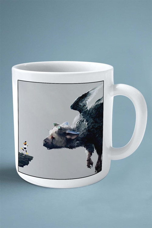 Art hedi̇ye The Last Guardian Oyun Baskılı Kupa Bardak Çift Taraflı Baskı Kişiye Özel model 3