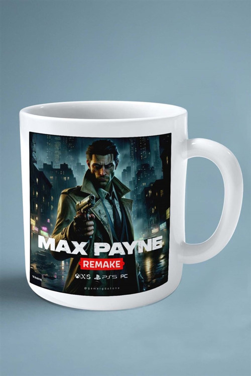Art hedi̇ye max payne Oyun Baskılı Kupa Bardak Çift Taraflı Baskı Kişiye Özel model 7