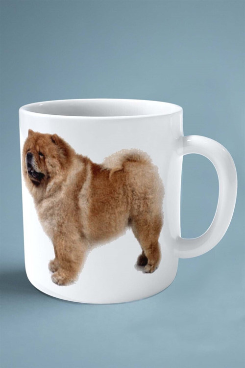 Art hedi̇ye Chow Chow Çov Çov Köpek Isimli Kişiye Özel Baskılı Kupa Bardak Tüy Yün