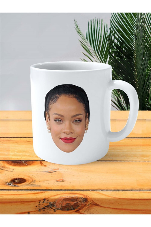 Art hedi̇ye rihanna Baskılı Kupa Bardak Kişiye Özel Model 2