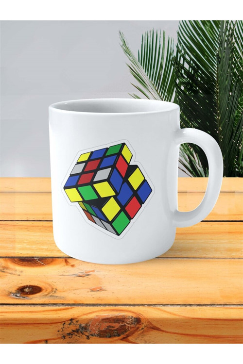 Art hedi̇ye rubik Baskılı Kupa Bardak Kişiye Özel Model 1