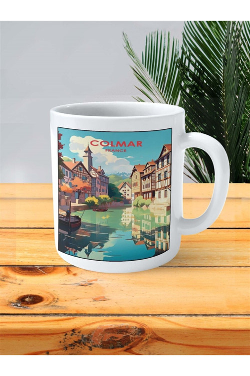 Art hedi̇ye colmar Baskılı Kupa Bardak Kişiye Özel desen