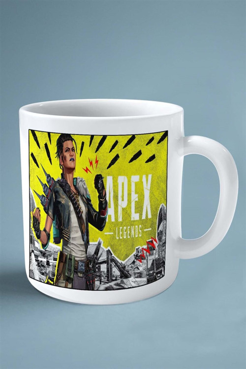 Art hedi̇ye apex legends Oyun Baskılı Kupa Bardak Çift Taraflı Baskı Kişiye Özel model 9