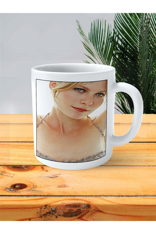 Art hedi̇ye Kirsten Dunst Baskılı Kupa Bardak Kişiye Özel desen 4