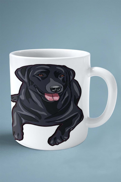 Art hedi̇ye Labrador Retriever Köpek Isimli Kişiye Özel Baskılı Kupa Bardak Pati Bakış