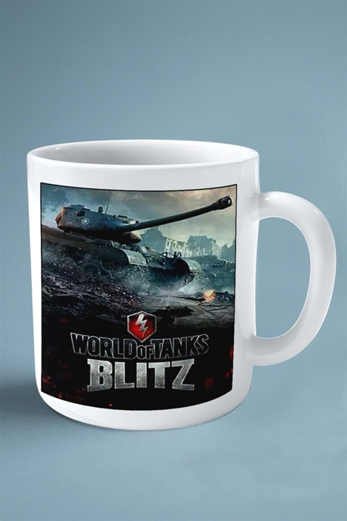 Art hedi̇ye word of blitz Mobil Oyun Baskılı Kupa Bardak Çift Taraflı baskı kişiye özel model 2