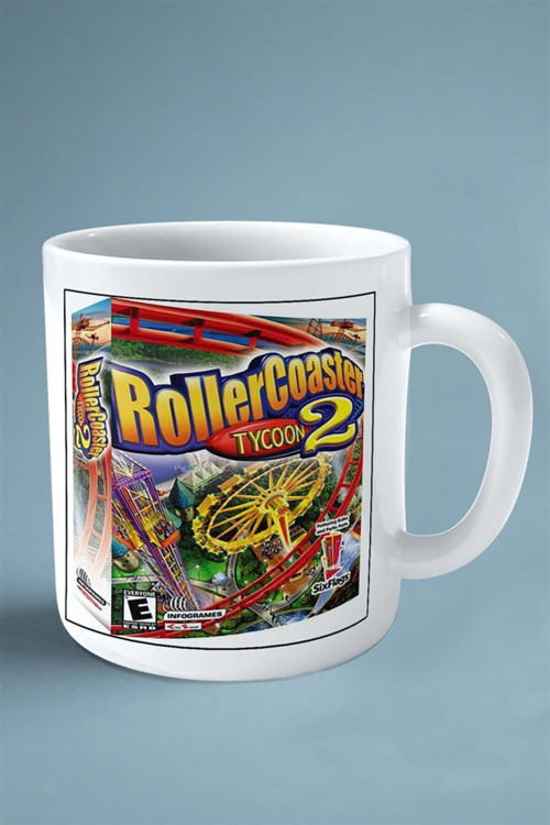 Art hedi̇ye roller coaster Oyun Baskılı Kupa Bardak Çift taraflı Kişiye Özel model 5
