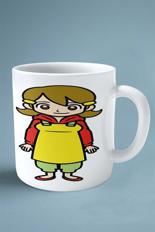 Art hedi̇ye Wario Ware Baskılı Kupa Bardak Çift Taraflı Baskı Kişiye Özel model 1