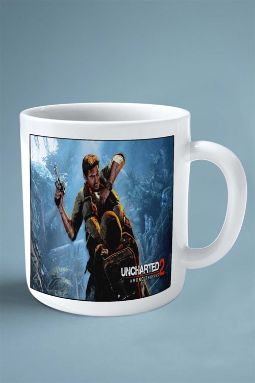 Art hedi̇ye Uncharted 2: Among Thieves Oyun Baskılı Kupa Bardak Çift taraflı Kişiye Özel model 4