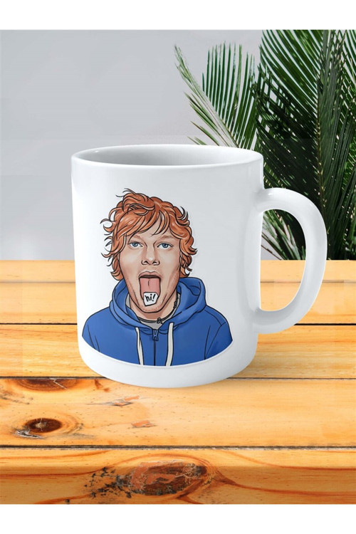 Art hedi̇ye Ed Sheeran Baskılı Kupa Bardak Kişiye Özel Model 2