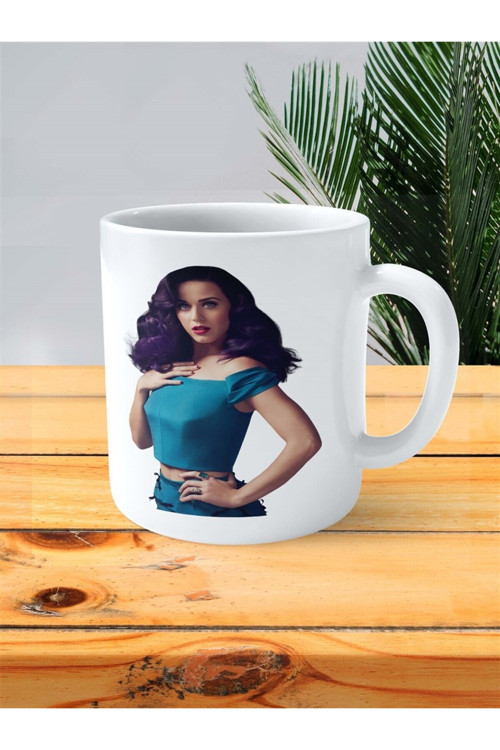 Art hedi̇ye Katy Perry Baskılı Kupa Bardak Kişiye Özel Model 1
