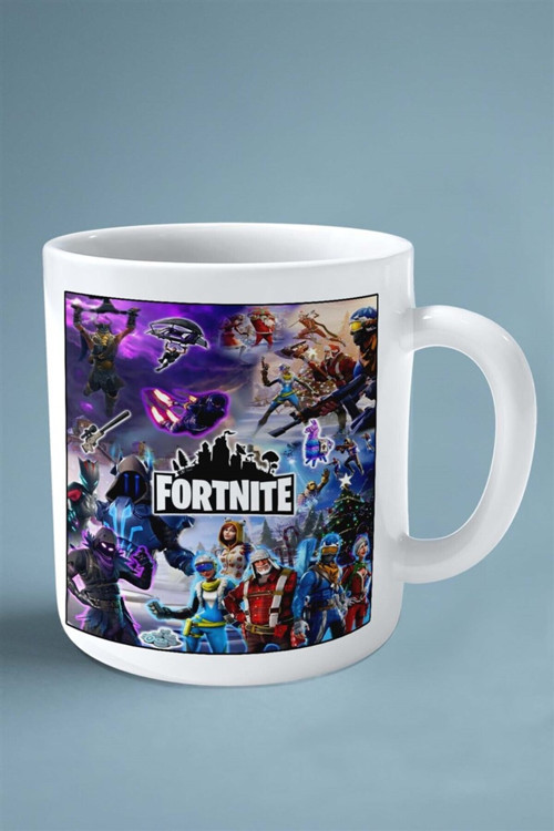 Art hedi̇ye fortnite Oyun Baskılı Kupa Bardak Çift Taraflı Baskı Kişiye Özel model 16
