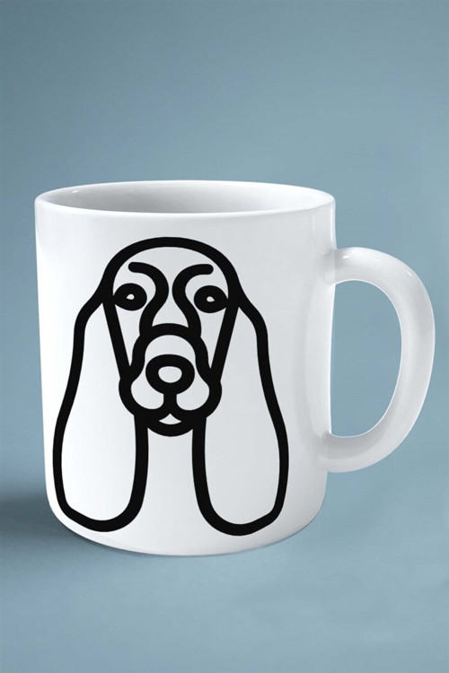 Art hedi̇ye Cocker Spaniel Köpek Isimli Kişiye Özel Baskılı Kupa Bardak Kulak
