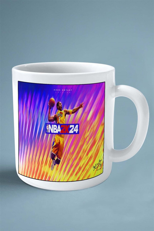 Art hedi̇ye NBA 2K24 oyun Baskılı Kupa Bardak Çift Taraflı Baskı Kişiye Özel model 11