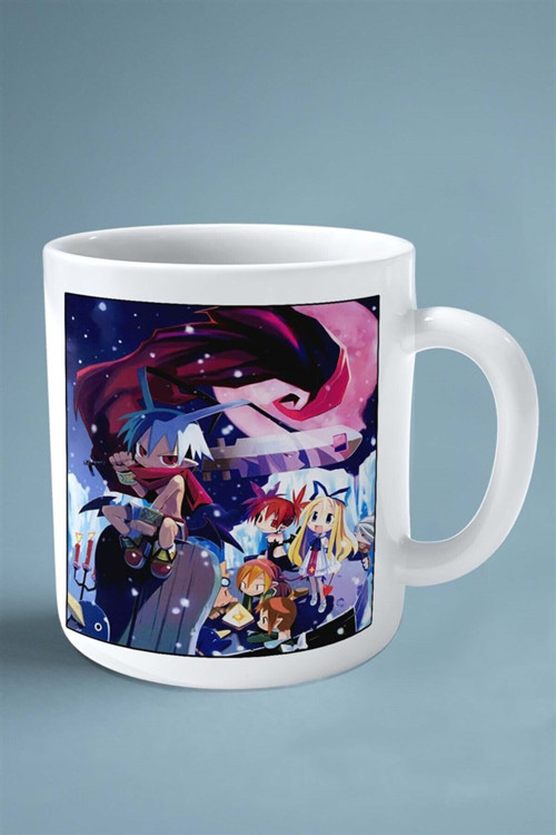 Art hedi̇ye Disgaea oyun Baskılı Kupa Bardak Çift Taraflı Baskı Kişiye Özel model 2