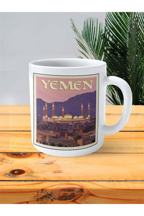 Art hedi̇ye yemen Baskılı Kupa Bardak Kişiye Özel desen 2